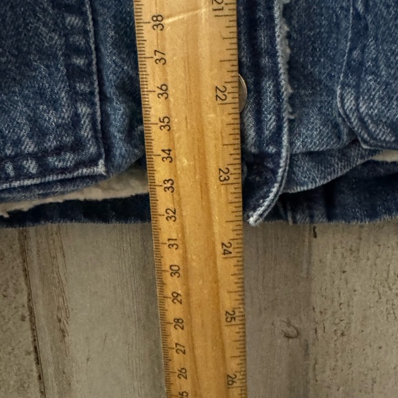 J. Crew Jean Sherpa Lined Jacket‎ XS - Picture 5 of 7
